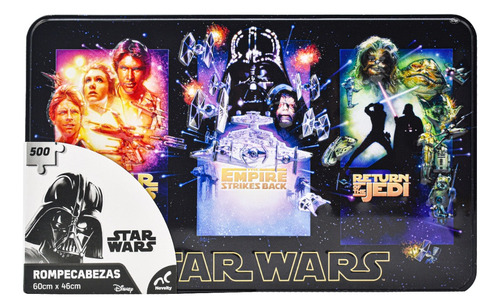 Star Wars Rompecabezas Caja Metalica 500pz 60x46cm Novelty