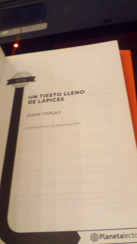 Novela Un Tiesto Lleno De Lapices.planeta Lector.