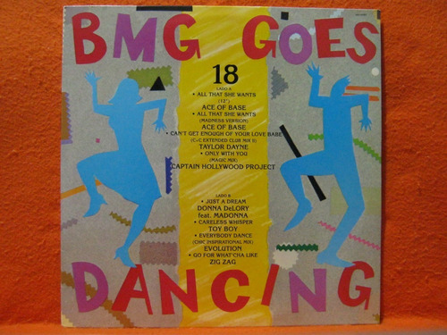 Lp Disco De Vinil Bmg Goes Dancing 18 Promo