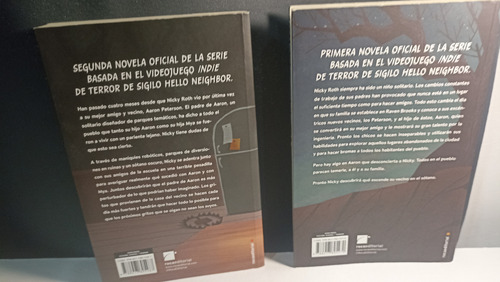 Pack De 2 Libros Hello Neighbor Piezas Sueltas Y Pesadilla (Usado)