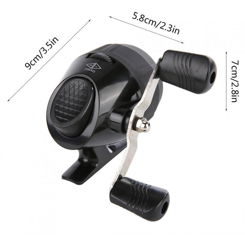 Spin Reel Portable Cast Fishing Slingshot Tiro Ao Ar Livre