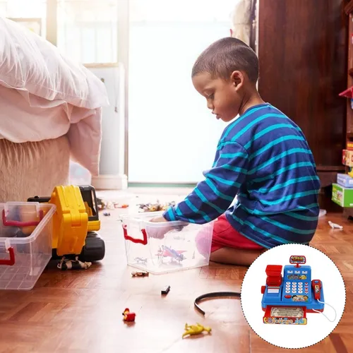 Cajero Para Niños, Simulador De Juguete, Caja Registradora D
