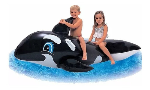 Ballena Orca Flotador Inflable Pileta Chicos Juego Animal--1