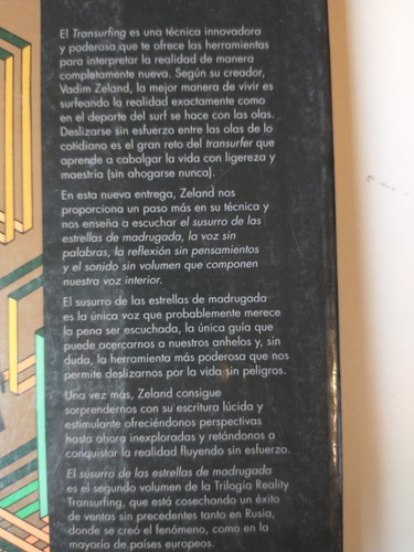 Imagen 2 de 2 de Realising Transurfing 2 Vadim Zeland El Susurro De Las Estre
