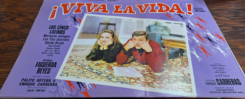 Poster N° 4  Viva La Vida Juan Carlos Dual Año 1969