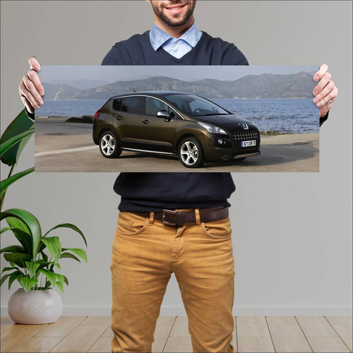 Cuadro 30x80cm Auto 2009 Peugeot 3008 1567 8