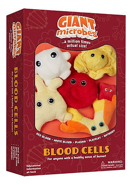 Llaveros Células Sanguíneas Giantmicrobes