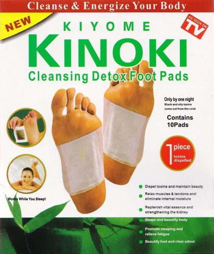 10 Parches Desintoxicantes Para Pies Kiyome Kinoki