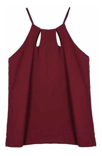 Bl1194 Blusa Vino Tinto Cuello Alto - It Girls Colombia