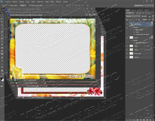 400 Frames Editables Psd 200 V Y 200 H Megapack