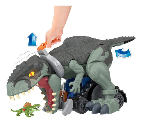 Figura De Acción Dinosaurio Mega Rugido Salvaje Gwt22 De Mat