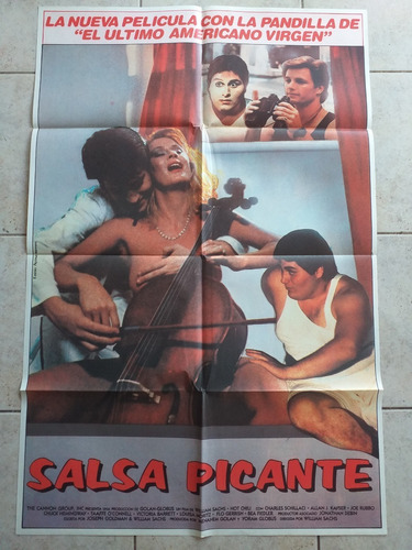 Antiguo Afiche Cine - Salsa Picante *