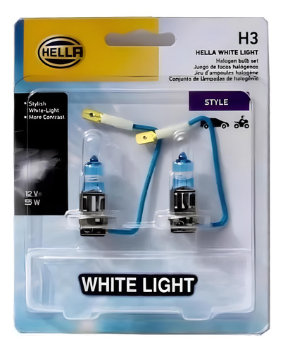 Lâmpada Halógena Luz Branca H3 55w 12v