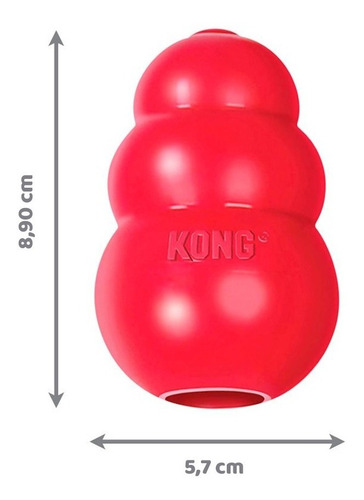 Imagen 2 de 10 de Kong Classic Medium Juguete Perros
