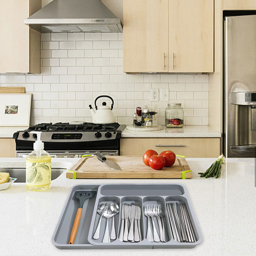 Organizador De Cajones De Cocina, Organizador De Cubiertos P