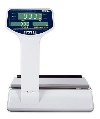 Balanza Electronica Systel Croma 31 Kg Conexion A Impresor