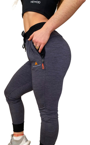 Jogging Babucha Mujer Running Urban Luxury Lycra Frisado