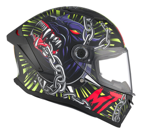 Capacete Moto Mt Helmets Stinger 2 Akin A3 Matt Fosco