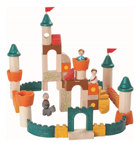 Castillo Bloques De Madera Plantoys