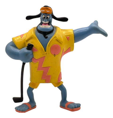 Genio De Aladin Con Gorra Goofy Figura 11cms Original Disney (Usado)