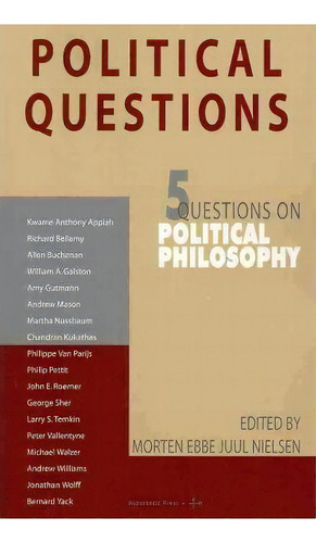 Political Questions, De E.j. Morten Nielsen. Editorial Vince Inc Press Vip, Tapa Blanda En Inglés