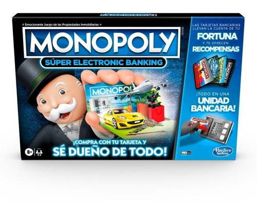 Monopoly Banco Electronico Posnet B6677 Hasbro Educando Full
