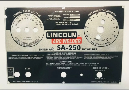 Pantalla Frontal Para Lincoln Sa250