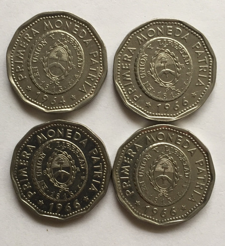 Monedas Conm.arg.25pesos 1964-150aniversario 1ª Moneda-usada