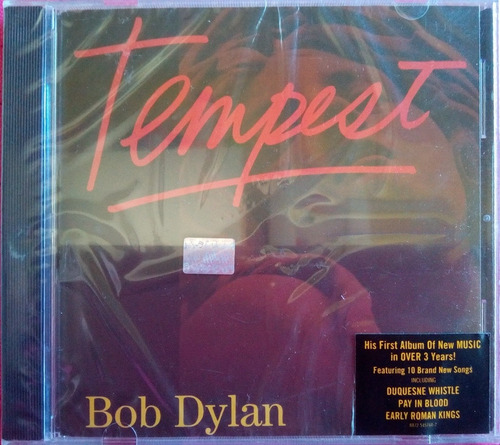 Cd Bob Dylan  (tempest) 