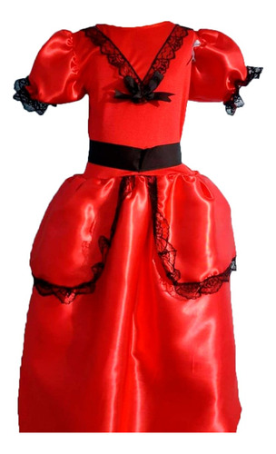 Disfraz Infantil Dama Antigua - Fiestas Patrias