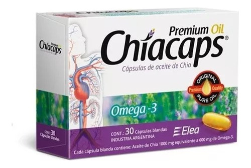 Chiacaps Premium Oil Omega 3 X 30 Cáp. - Urufarma®