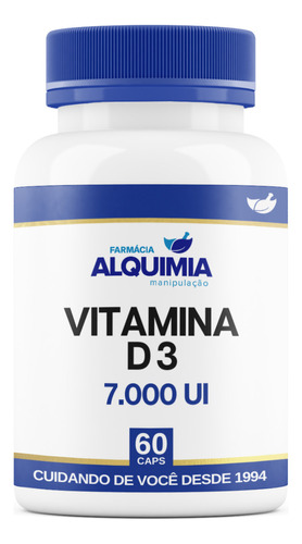 Vitamina D3 7.000 Ui 60 Cápsulas - Colecalciferol