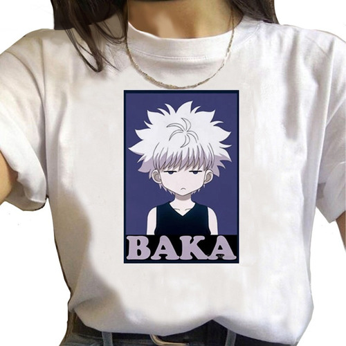 Polera Hunter X Hunter Killua Zoldyck Baka Anime Importada