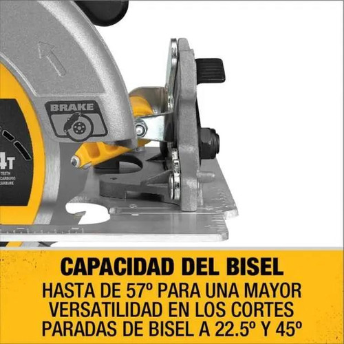 Sierra Circular Dewalt Dcs570h2-b2 20v 7 1/4+2b 5a+c+bolso