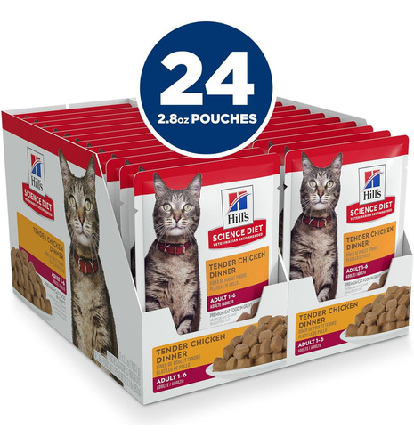 Hill's Sd Healthy Cuisine, Comida Húmeda Para Gato, 24sobres