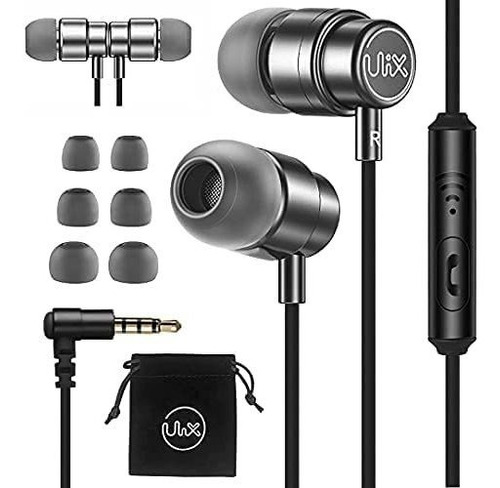 Audífonos Con Cable In-ear Uiix Con Microfono Ligeros