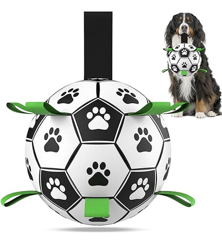 Qdan Juguetes Para Perros Pelota De Fútbol Extra Grande Con