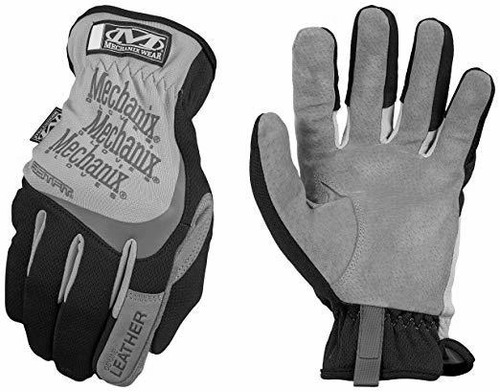 Mechanix Wear - Guantes De Cuero Fastfit (grande, Marrón / N