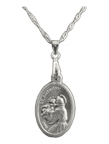 Collar Medalla San Antonio Guardián Para El Amor