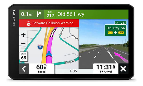 Garmin Drivecam 76, Navegador Gps Grande Y Fácil De Leer De