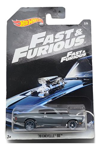 Hot Wheels Fast & Furious 70 Chevelle Ss 2017 Gris