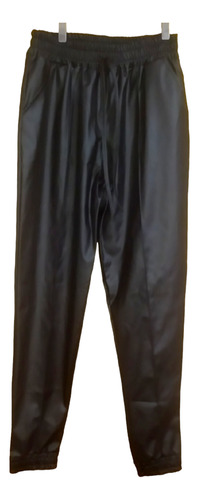 Pantalón Jogger Engomado Negro Talla Xl Gg Brasil Nuevo