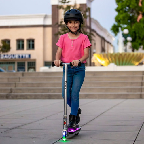 Scooter Eléctrico Razor Con Luces Led De Colores