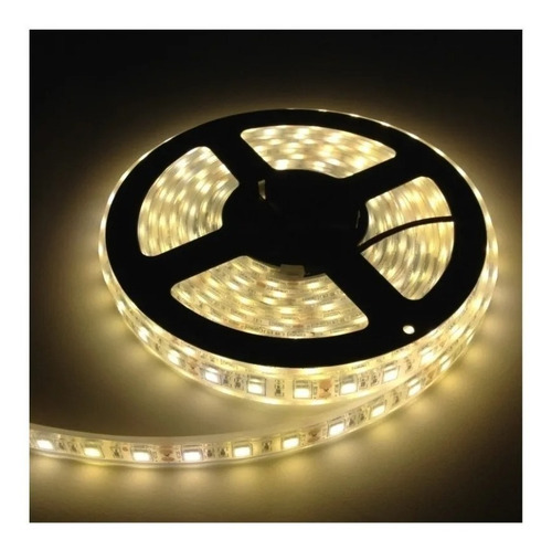 Imagen 1 de 5 de 5m Rollo Tira Cinta Led 5050 Azul - Exterior 60 Led/m