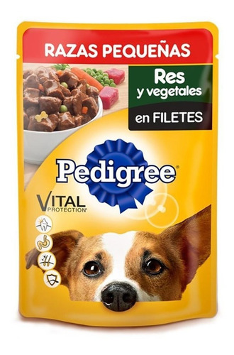 Pouch Pedigree Razas Peq Res Y Veg 100gr