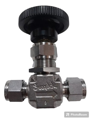 Válvula De Aguja 3/8  Od-od 5000 Psi Ss-316