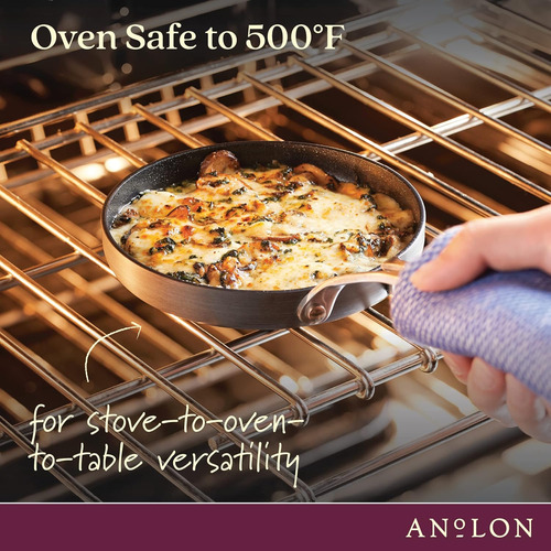 Mini Sarten Antiadherente Anodizado Anolon Apto Horno