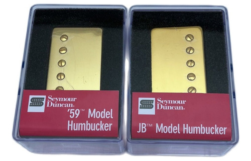 Pastillas Humbucker Alnico Sd Sh-4 Jb Jazz, Doradas