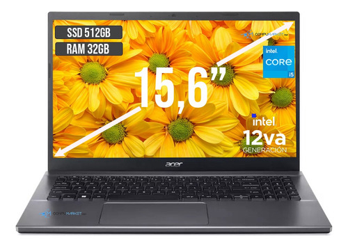 Portatil Acer Aspire Intel Core I5 12450h Ssd 512gb Ram 32gb