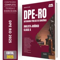 Comprar Apostila Dpe Ro - Analista Jurídico - Classe A